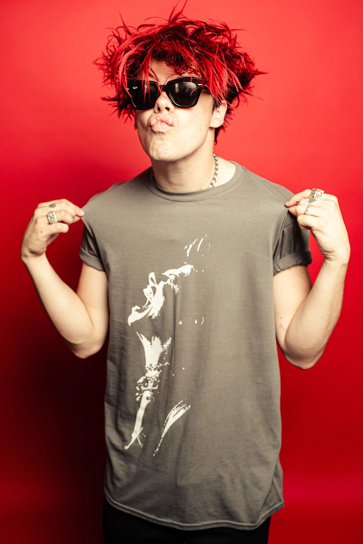 Occupy The UK Tour Charcoal Tee